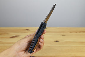 Benchmade 940-04 Osborne Folding Knife (Denim Micarta Handle)