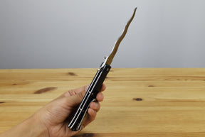 MTech A2042WB Linerlock Assisted Folding Blade (Black Anodized Aluminum Handle)