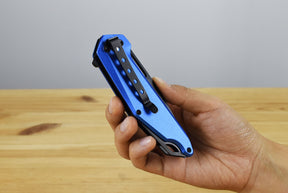 MTech A2038BL Linerlock Assisted Folding Blade (Blue Anodized Aluminum Handle)