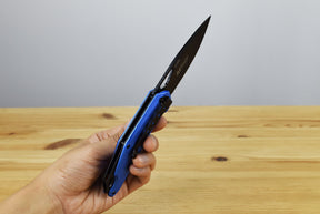 MTech A2038BL Linerlock Assisted Folding Blade (Blue Anodized Aluminum Handle)