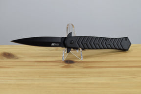 MTech A2025BK Linerlock Assisted Folding Blade (Black Anodized Aluminum Handle)