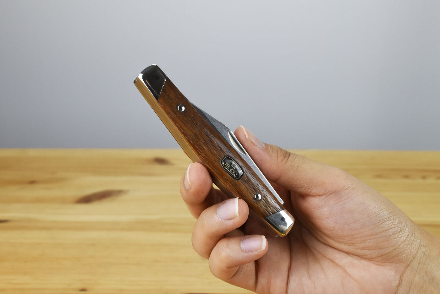 Buck 301 Stockman Slipjoint Folder (Granadillo Wood Handle)