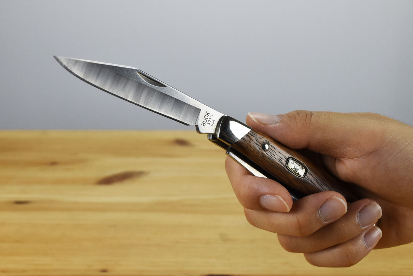 Buck 301 Stockman Slipjoint Folder (Granadillo Wood Handle)