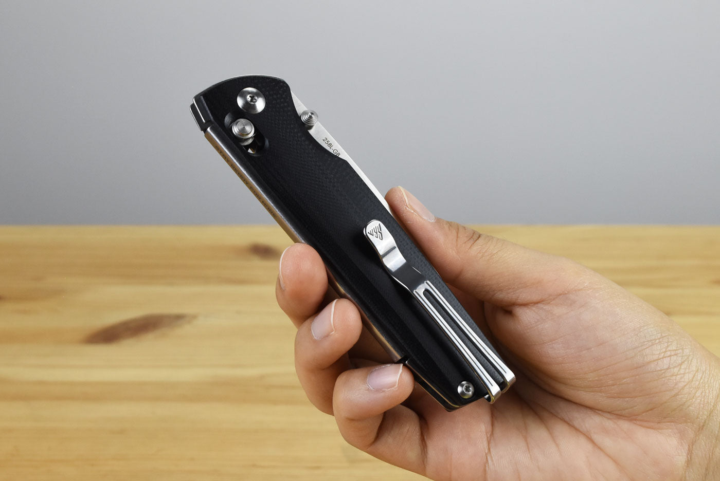 SRM Terrier 258L-GB Folding Blade D2