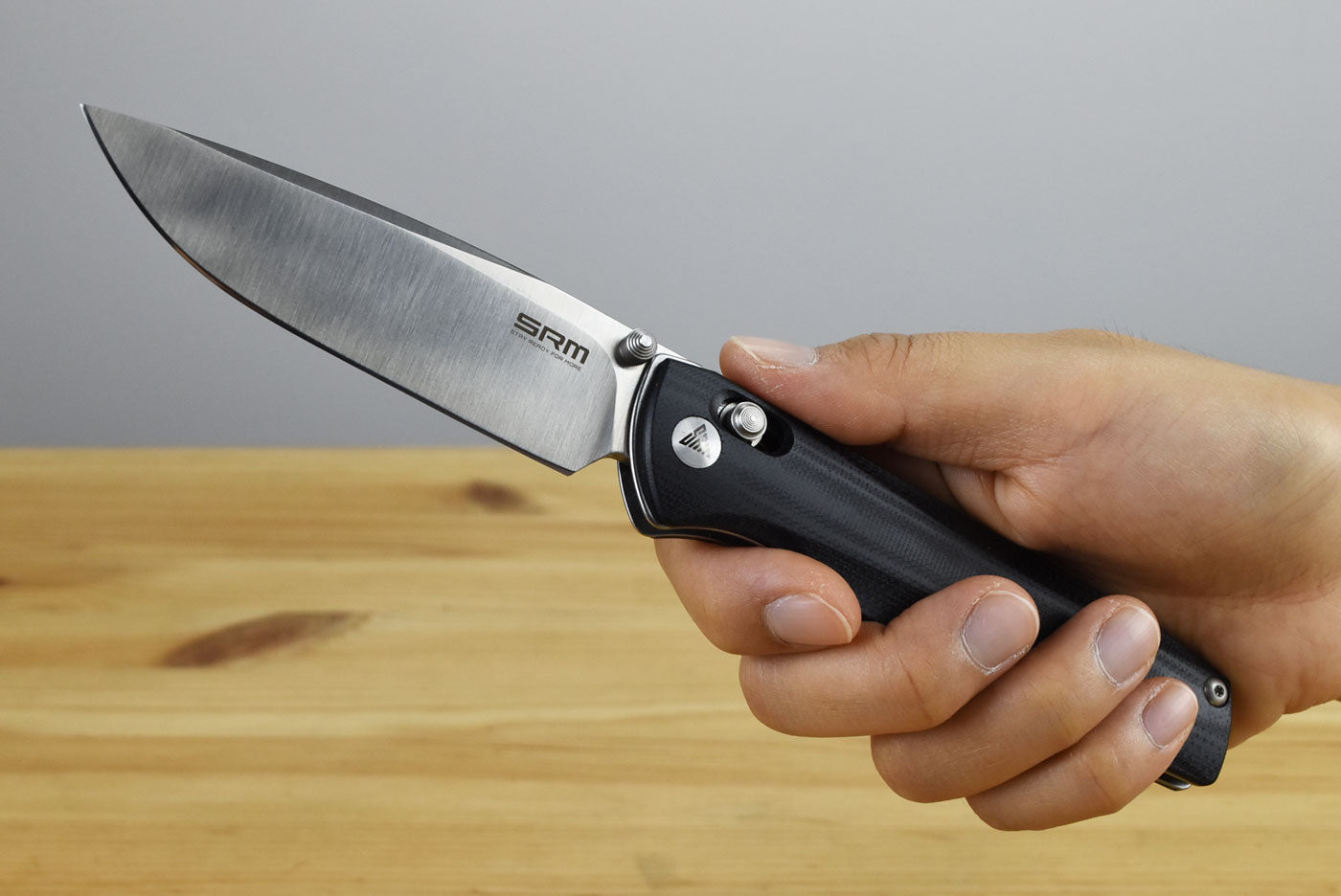 SRM Terrier 258L-GB Folding Blade D2