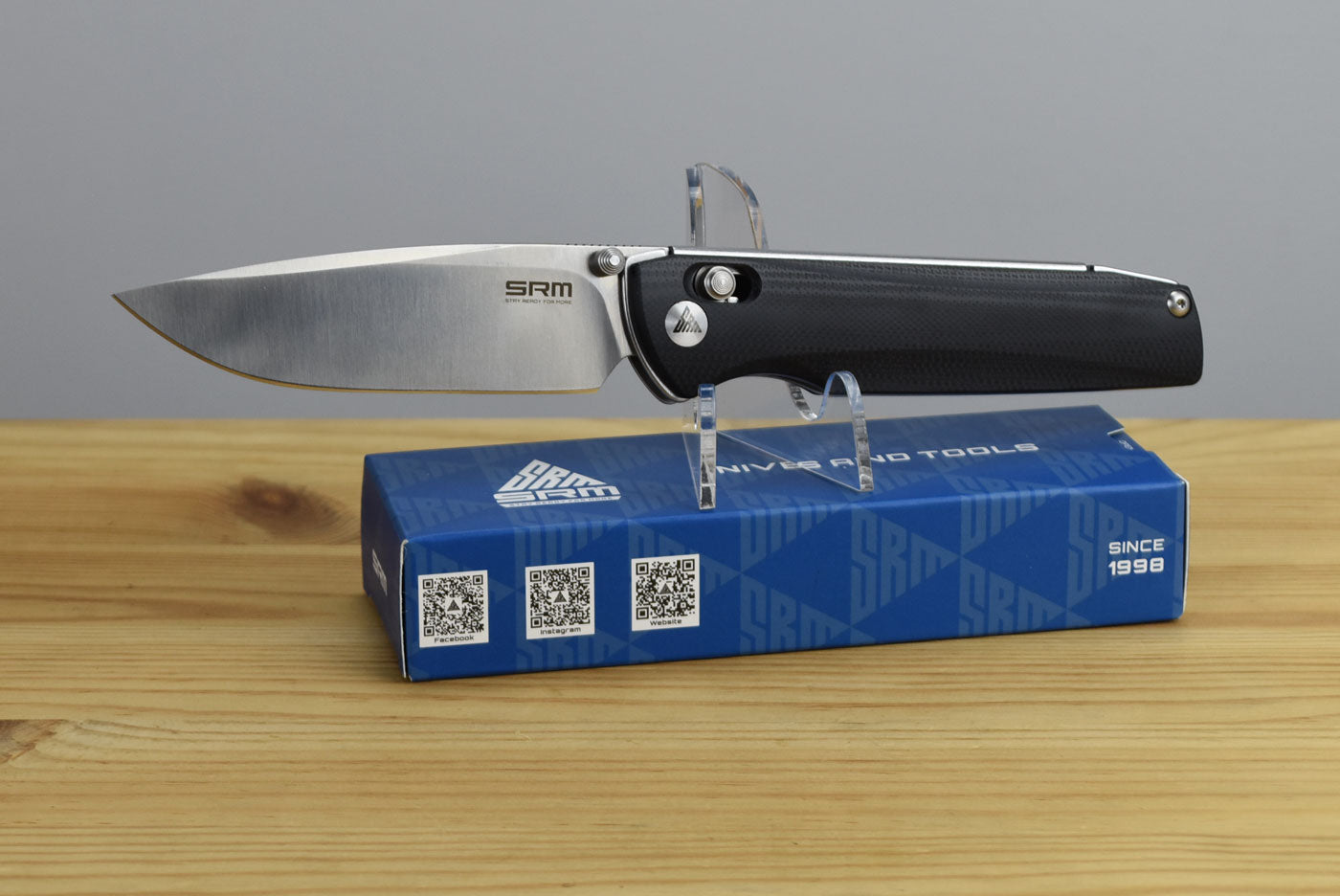 SRM Terrier 258L-GB Folding Blade D2