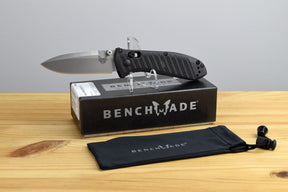Benchmade 575-1 Mini Presidio II Folding Knife (Milled Black CF-Elite Handle)