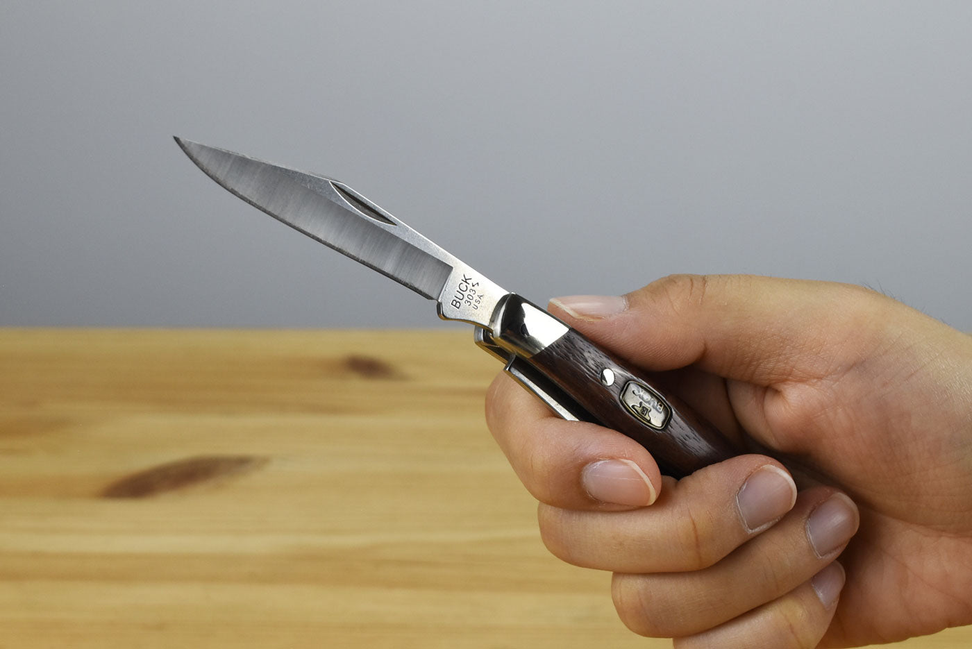 Buck 303 Cadet Slipjoint Folder (Granadillo Wood Handle)