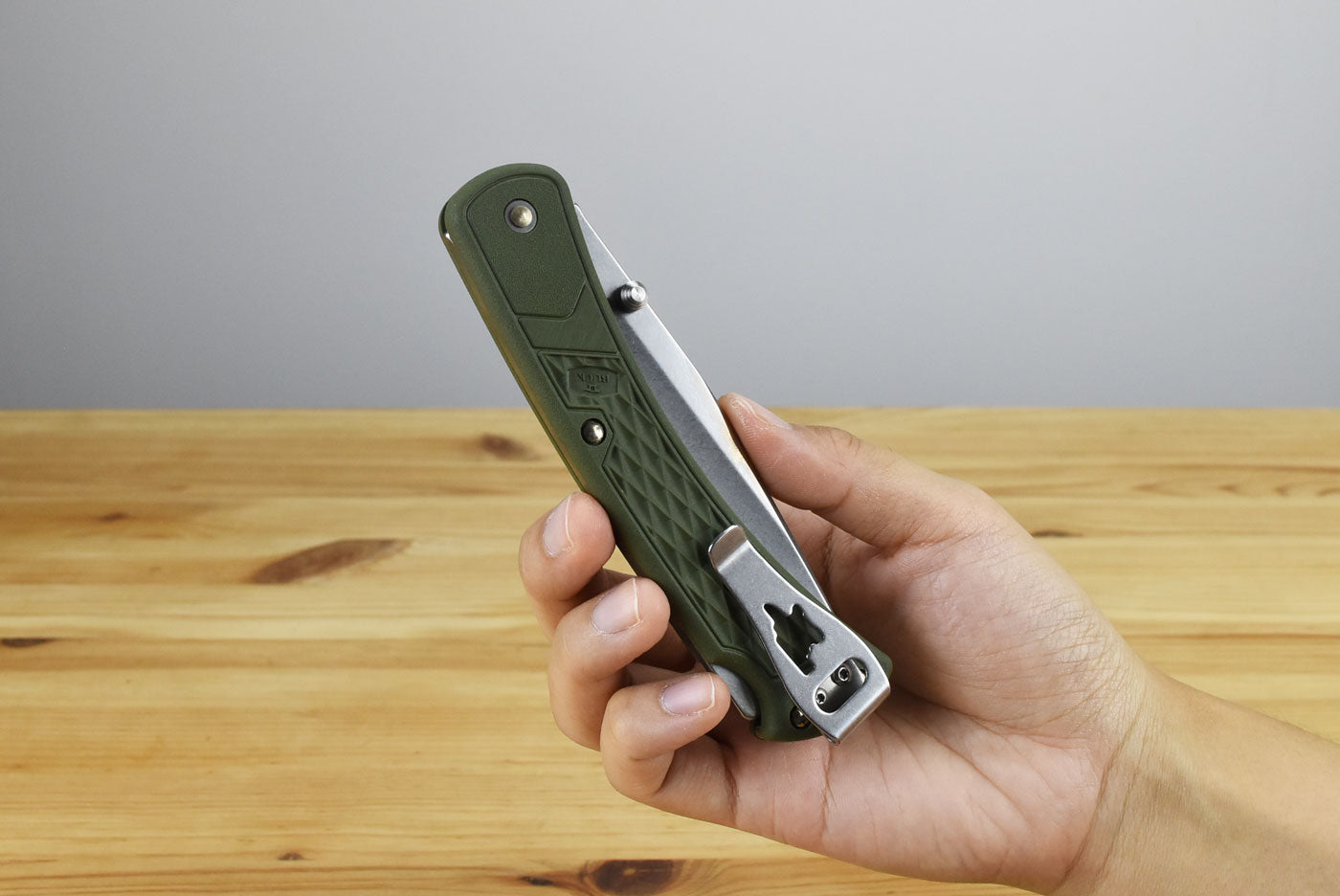 Buck 110 Slim Knife Select OD Green 0110ODS2 pocket knife