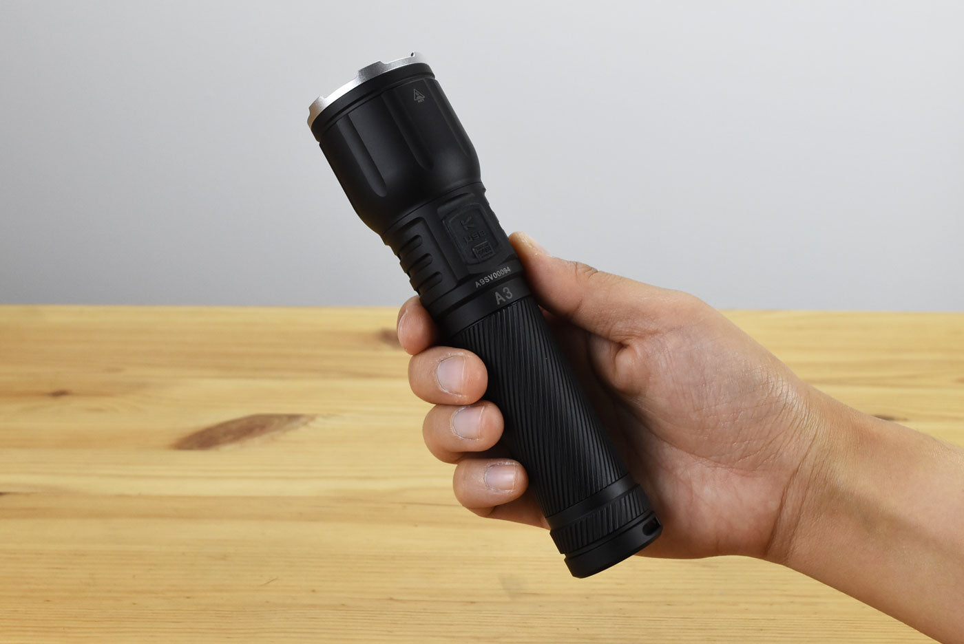 Klarus A3 V1 Rechargeable Zoomable Flashlight (2200 Lumens)