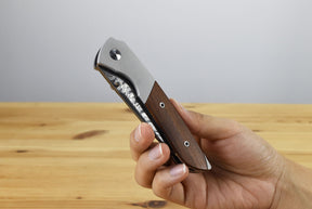 Kizer V3690A3 Spitfire Shanxi Damascus Steel