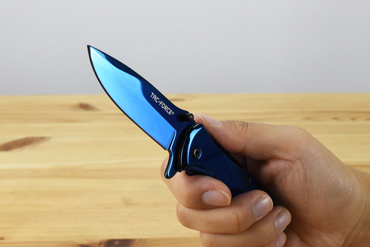 Tac Force 848 EDC Folding Knife (Blue)