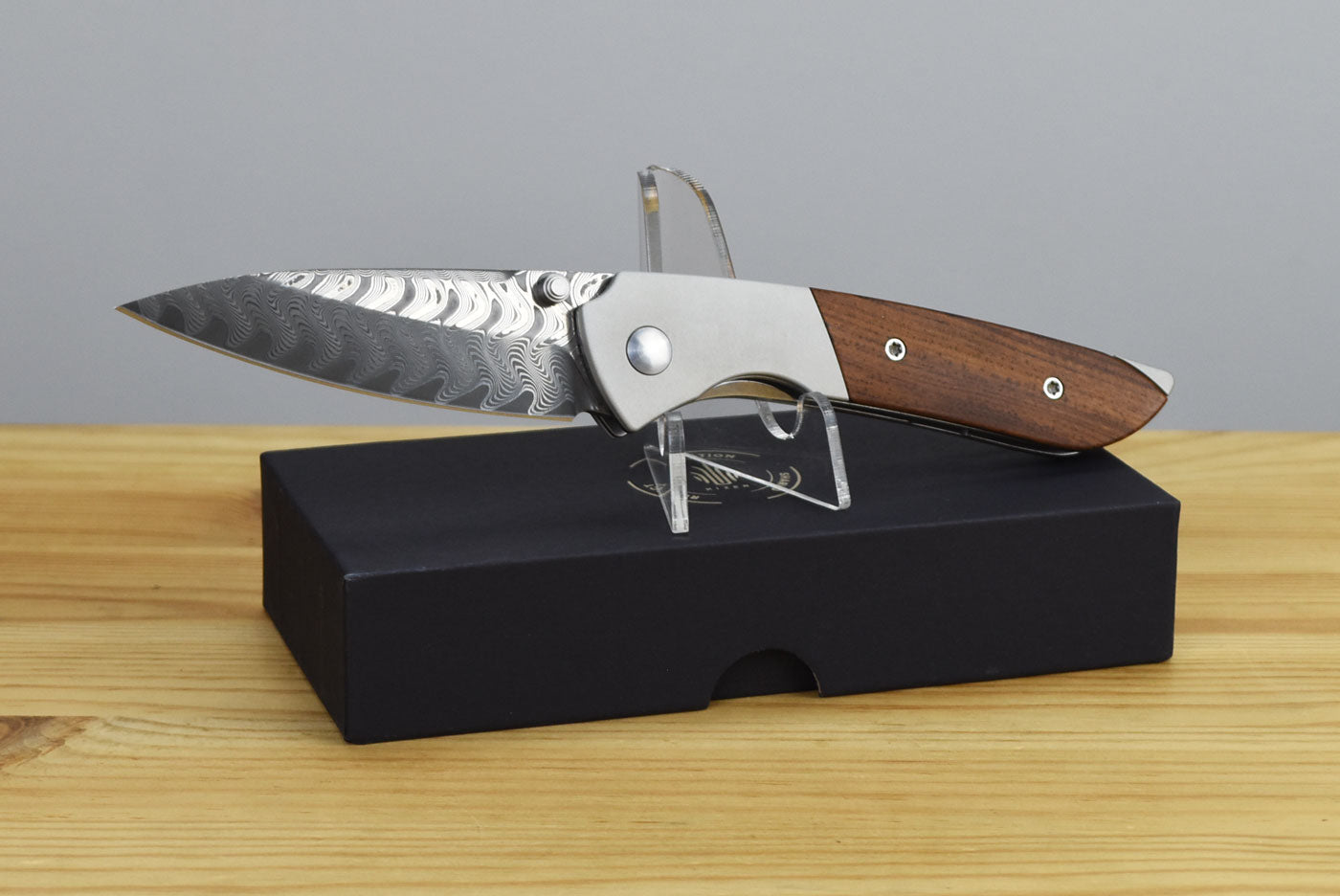 Kizer V3690A3 Spitfire Shanxi Damascus Steel