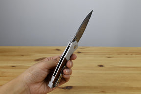 Kizer V3690A3 Spitfire Shanxi Damascus Steel