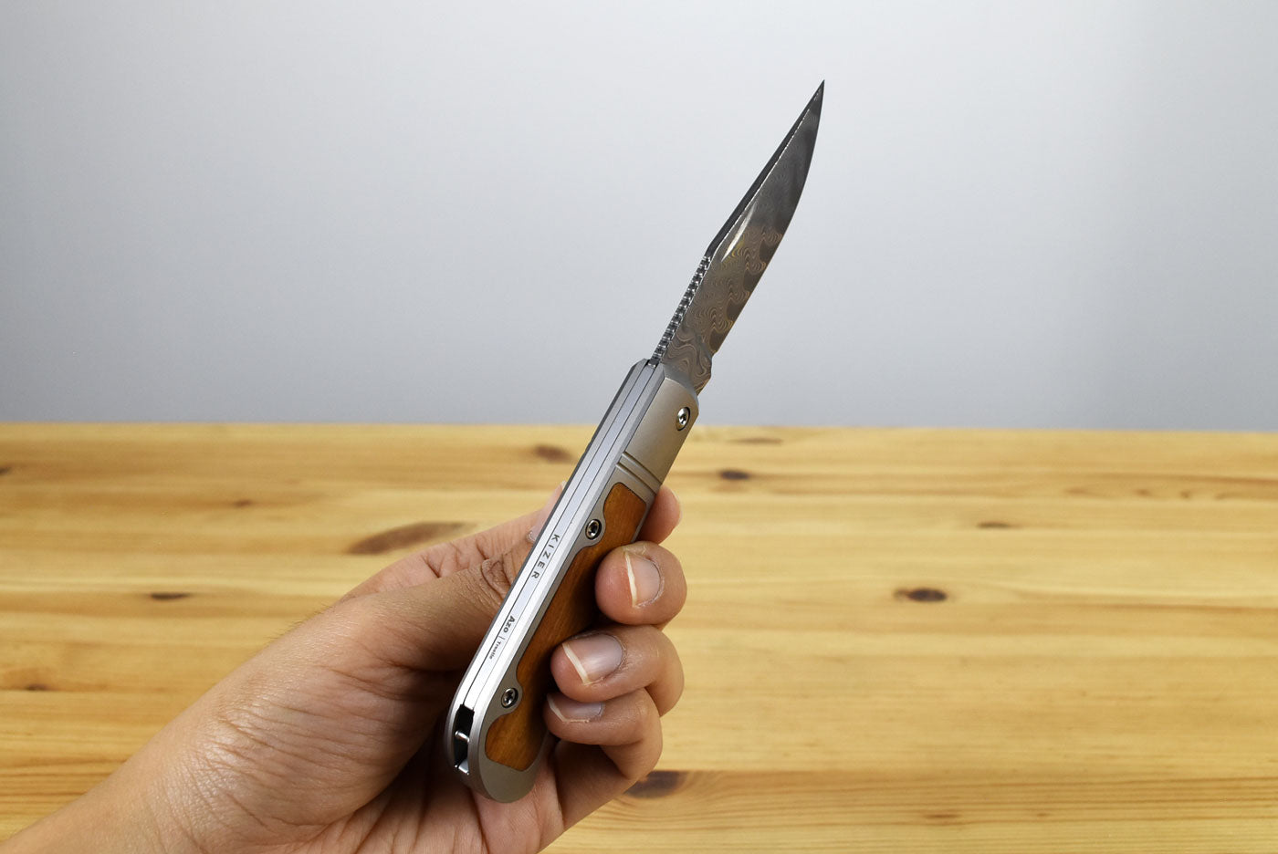 Kizer V3761A2 Trestle Damascus