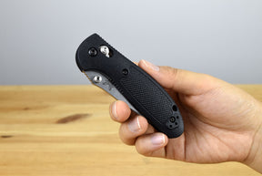 Benchmade 556-S30V Mini Griptilian Folding Knife (Black Noryl GTX Handle)