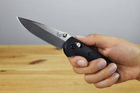 Benchmade 556-S30V Mini Griptilian Folding Knife (Black Noryl GTX Handle)