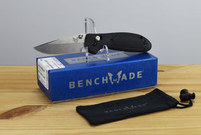 Benchmade 556-S30V Mini Griptilian Folding Knife (Black Noryl GTX Handle)