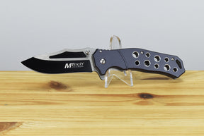 MTech MTA951 Linerlock Assisted Folding Blade (Gray Handle)