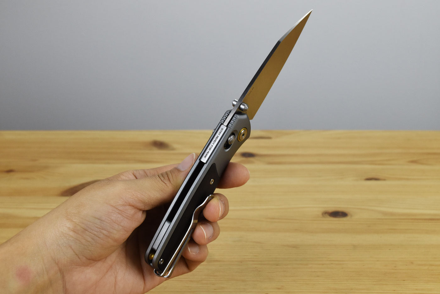 SRM Medal 259L-AK Folding Blade 14C28N