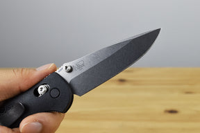 Benchmade 556-S30V Mini Griptilian Folding Knife (Black Noryl GTX Handle)