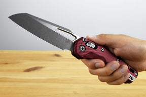 Microtech MSI Ram-Lok Ap Merlot Folding Knife
