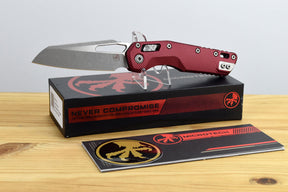 Microtech MSI Ram-Lok Ap Merlot Folding Knife
