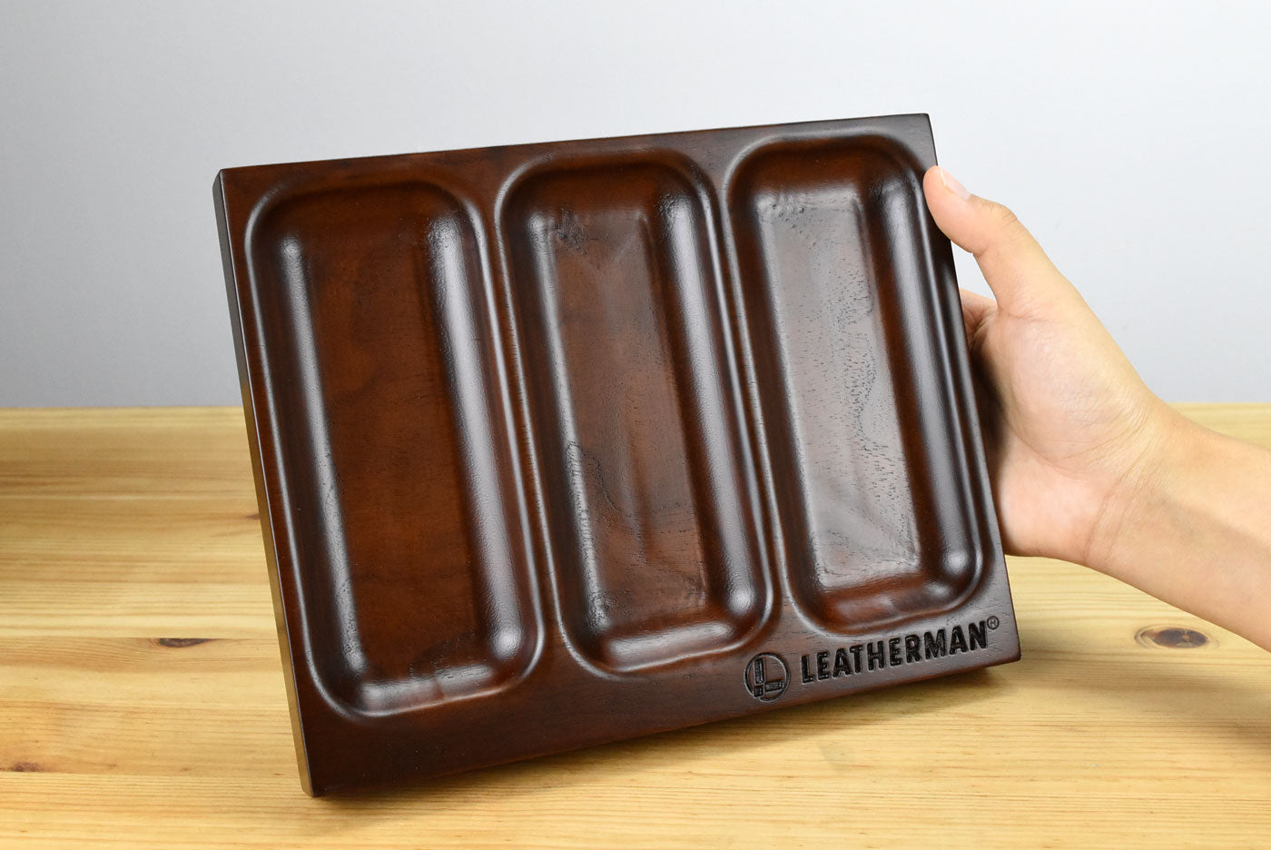 Leatherman Accessory Tool Display Wooden Tray