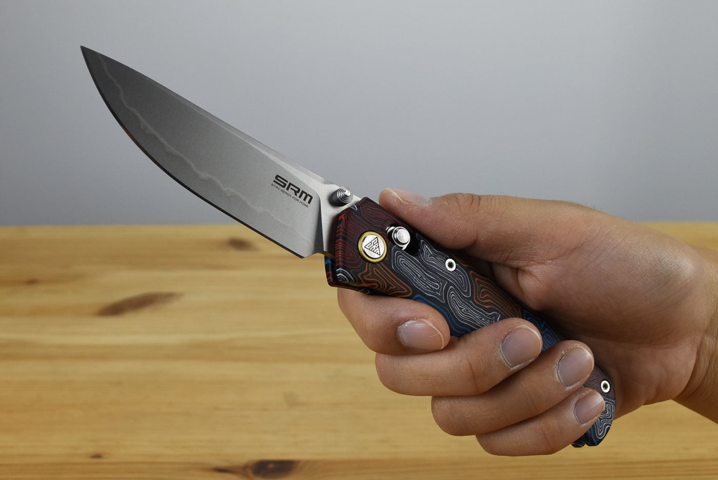 SRM Medal 255L-GQ2 Folding Blade 140Cr