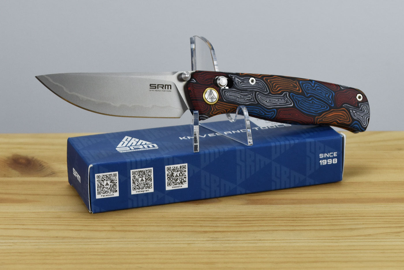 SRM Medal 255L-GQ2 Folding Blade 140Cr