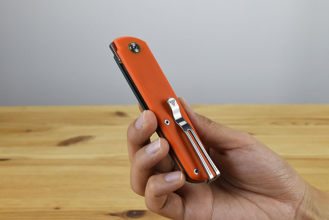 SRM Qrick 408L-GX Folding Blade 14C28N
