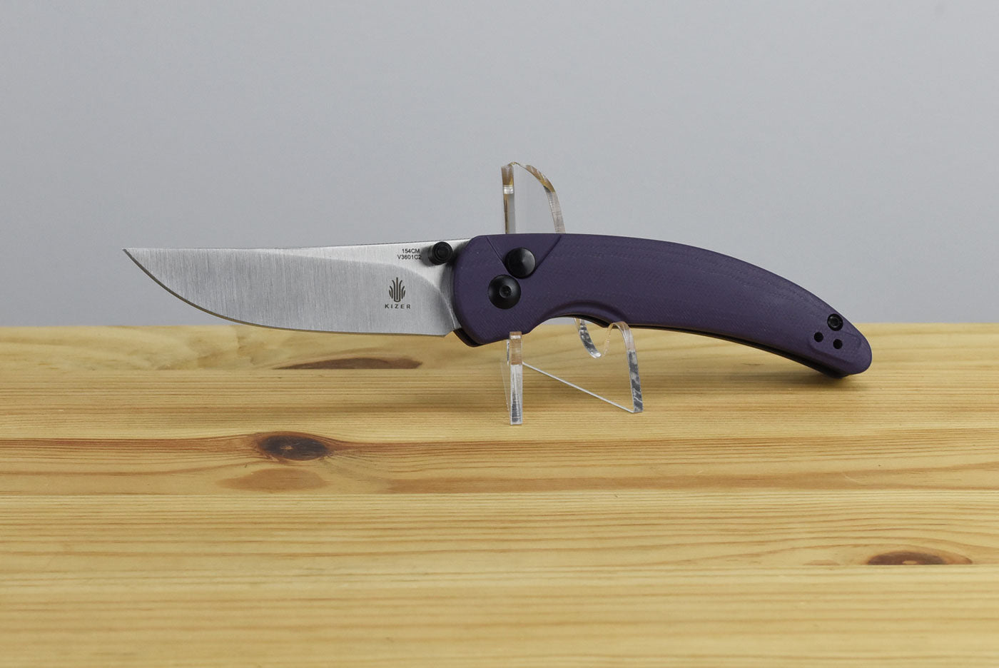  Kizer Chili Pepper EDC Knife, 3 Inches 154CM Blade