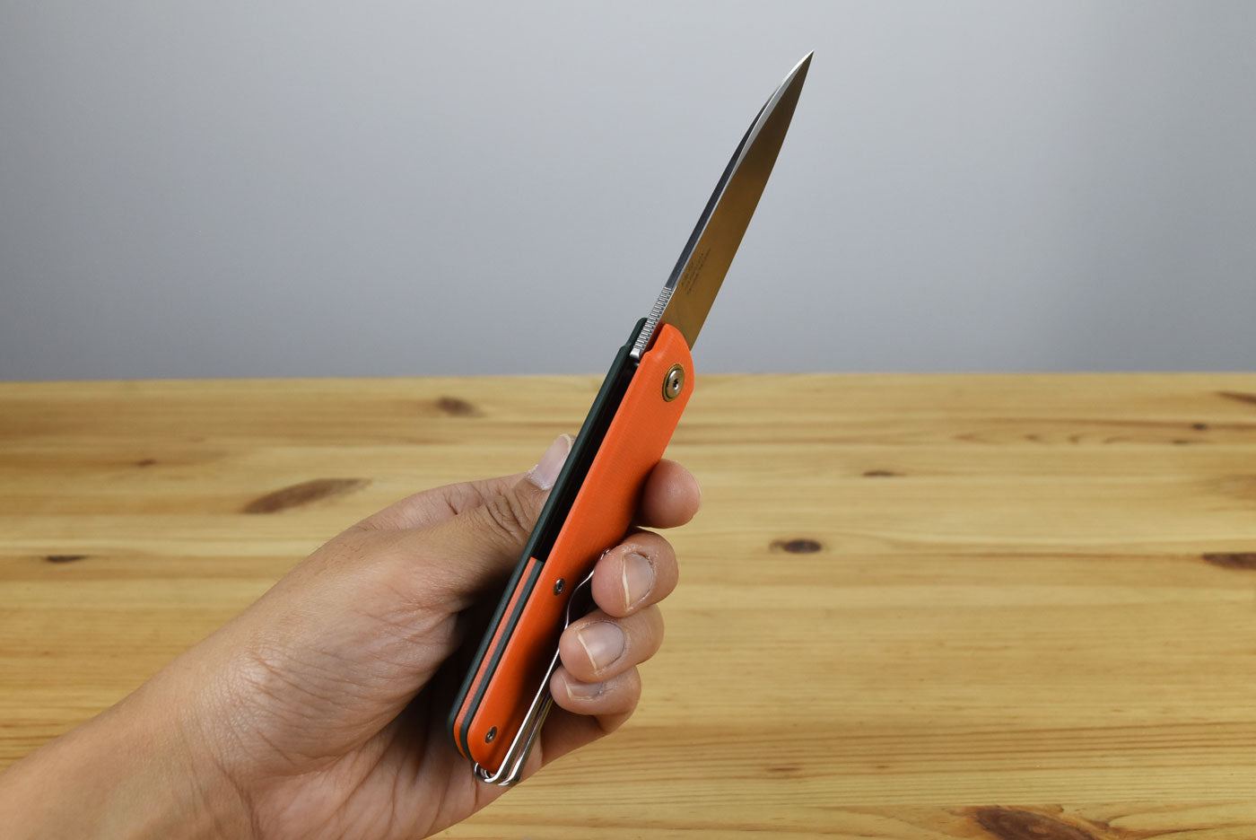 SRM Qrick 408L-GX Folding Blade 14C28N