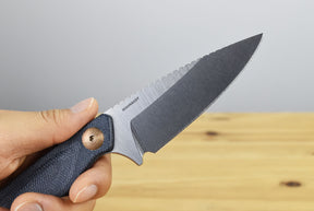 Benchmade 203-04 Dacian Pocket Fixed Blade (Blue Denim Micarta Handle)