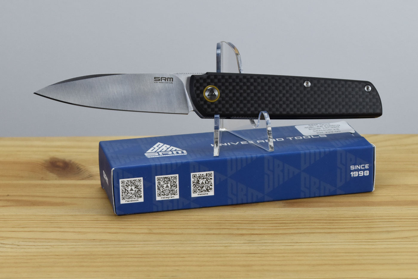 SRM Qrick 408L-KB Folding Blade 14C28N