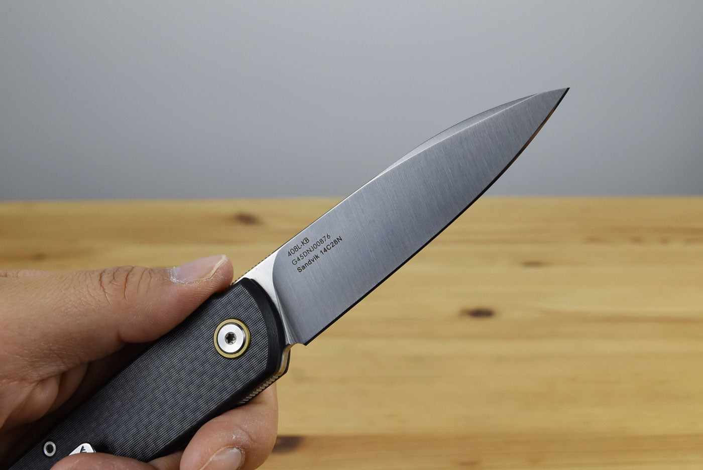 SRM Qrick 408L-KB Folding Blade 14C28N