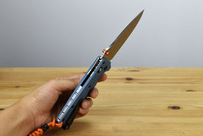 Benchmade 18060 Water Adira Folding Knife (Depth Blue Grivory Handle)