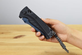 Benchmade 18060BT-01 Water Adira Folding Knife (Tempest Gray Grivory Handle)