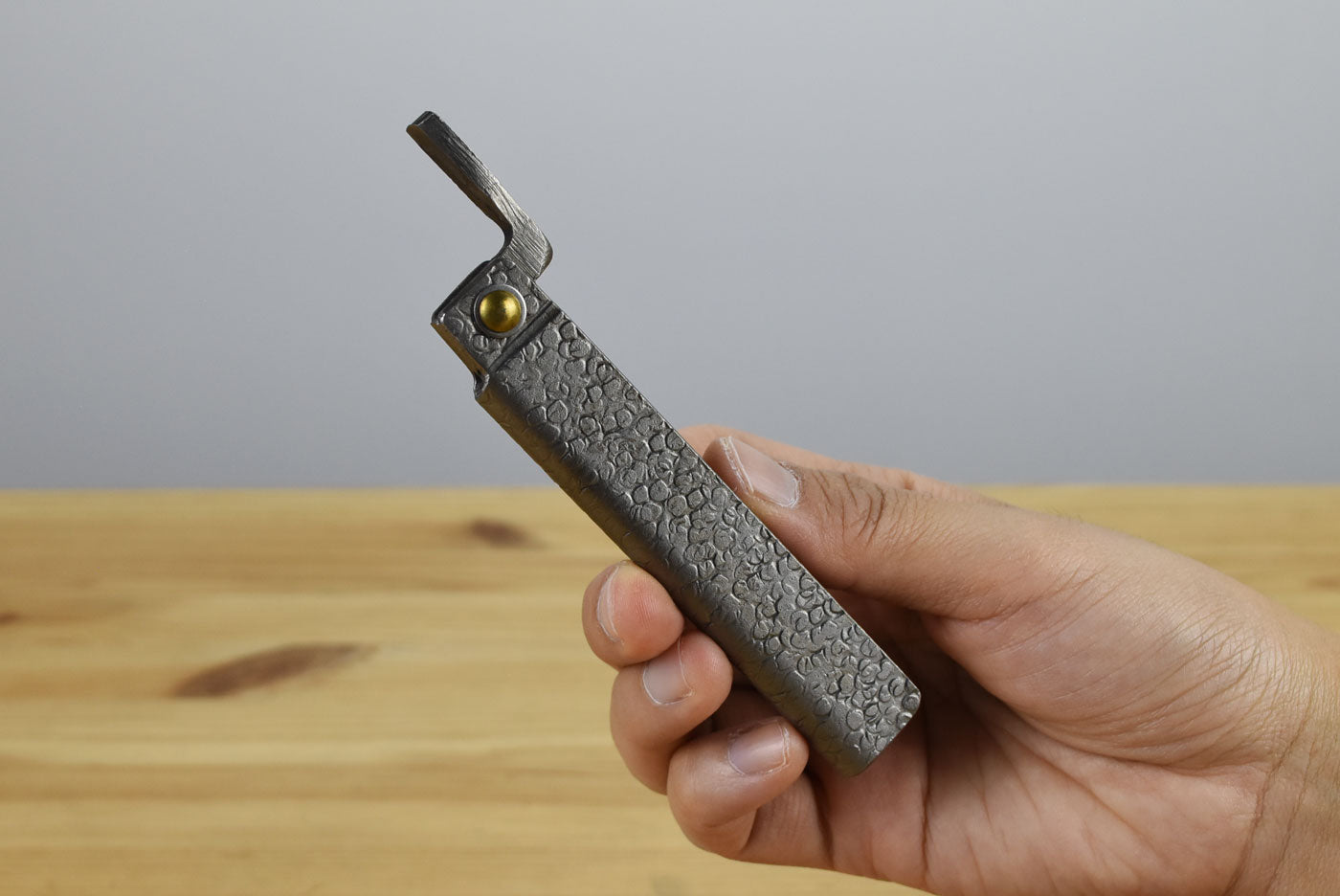 Higonokami Tsuchime TM03 Grey Stainless Handle (VG10)