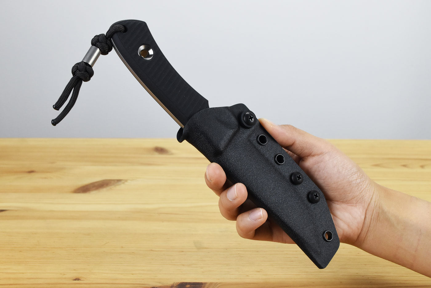 TRC Polheim Magnacut (Black Canvas Micarta Handle)