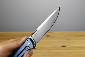 LionSteel Skinny (Blue Titanium Handle)