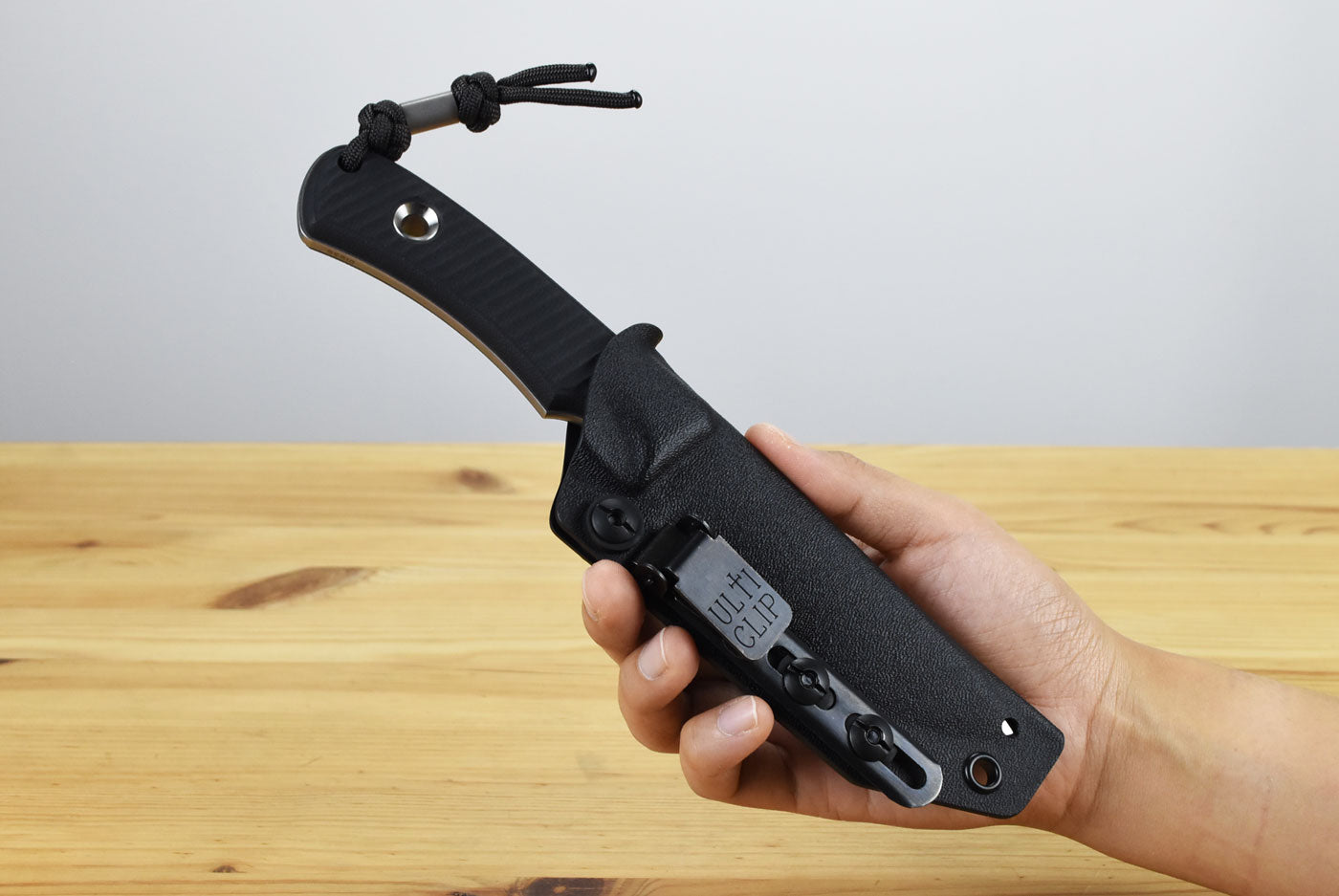 TRC Polheim Magnacut (Black Canvas Micarta Handle)