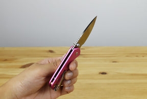 CJRB 1934-PK Mica (Pink Aluminum) Folding Knife