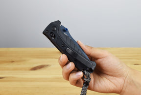 Benchmade 18065BT-01 Water Mini Adira Folding Knife (Tempest Gray Grivory Handle)