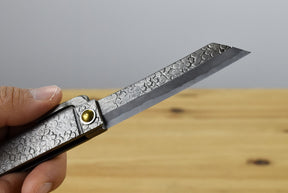 Higonokami Tsuchime TM03 Grey Stainless Handle (VG10)