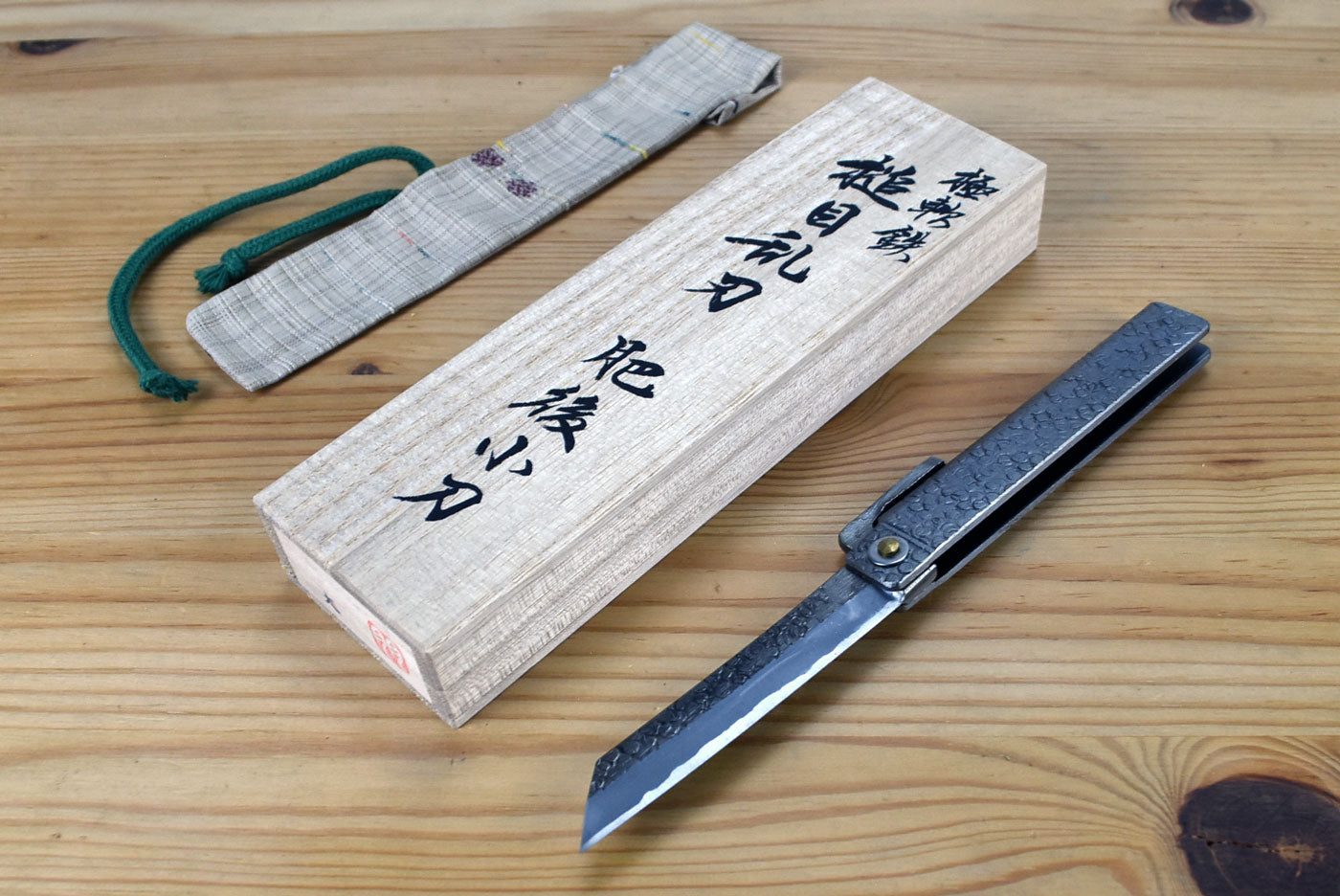 Higonokami Tsuchime TM03 Grey Stainless Handle (VG10)