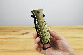 MTech MTA588 Grenade Linerlock Assisted Folding Blade (Green Handle)