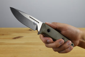 Benchmade 165-1 Mini Bushcrafter Fixed Blade (OD Green G10 Handle)