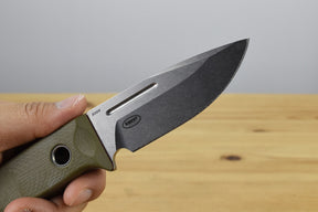 Benchmade 165-1 Mini Bushcrafter Fixed Blade (OD Green G10 Handle)