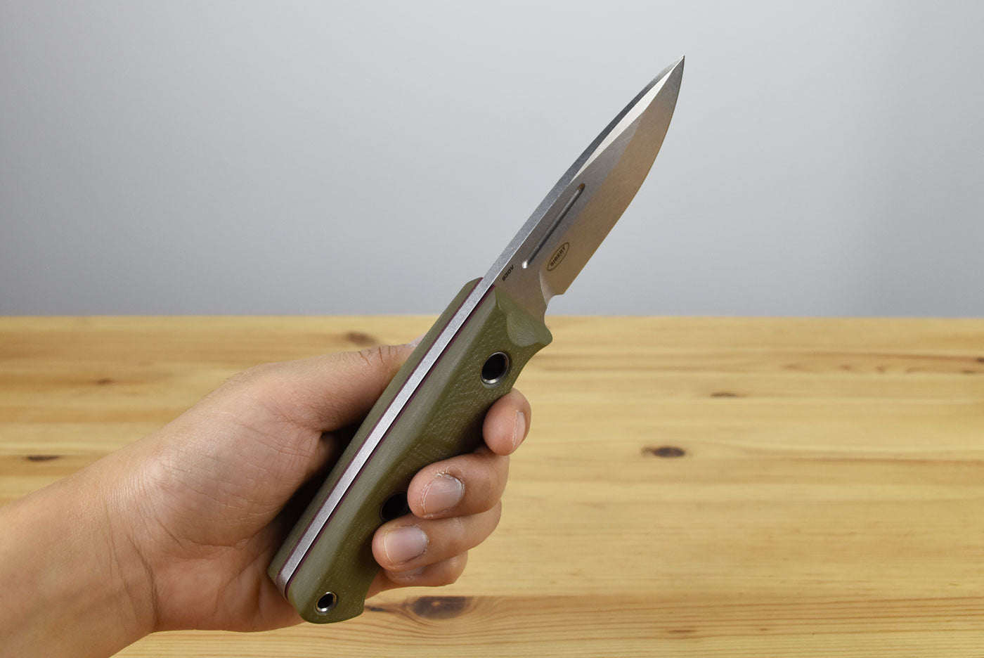 Benchmade 165-1 Mini Bushcrafter Fixed Blade (OD Green G10 Handle)